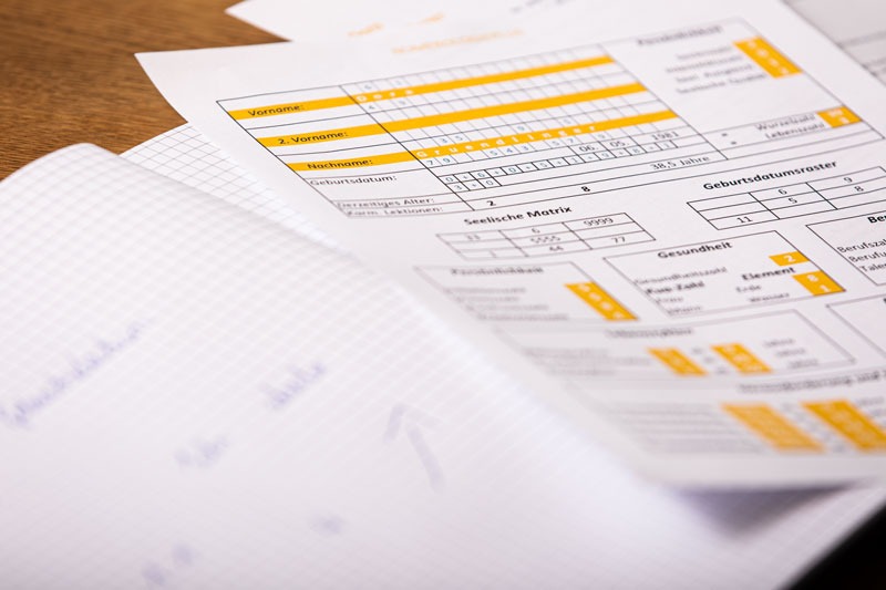 Numerologische Auswertung